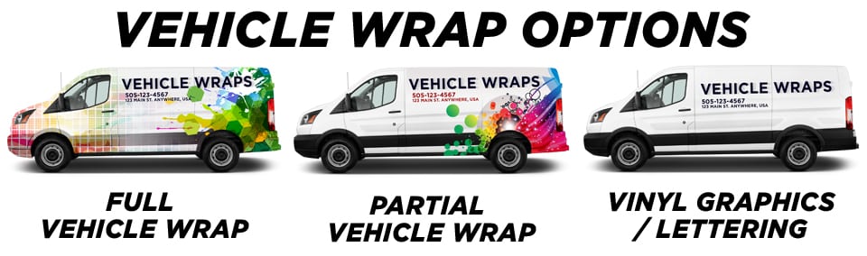 North Chicago Vehicle Wraps vehicle wrap options